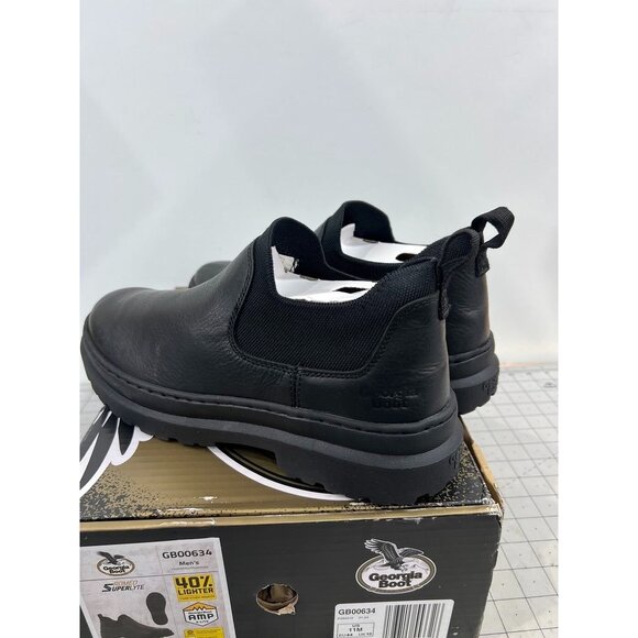 Georgia Boot Men's Romeo Superlyte Soft Toe 5” Work Boots Black Sz. 11 - Picture 4 of 14